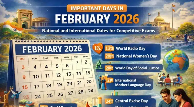 Important Days in February 2026: National and International Dates for Competitive Exams 36 Important Days in February 2026: National and International Dates for Competitive Exams