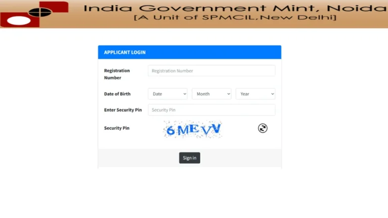 India Government Mint Admit Card 2026 OUT – Download Hall Ticket for Supervisor, Junior Office Assistant, Junior Technician & More Posts 23 India Government Mint Admit Card 2026