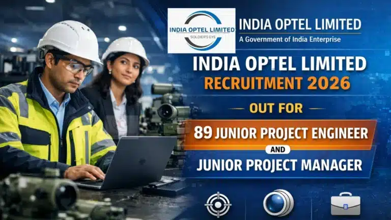 India Optel Limited Recruitment 2026 Out for 89 Junior Project Engineer and Junior Project Manager 21 India Optel Limited Recruitment 2026 Out for 89 Junior Project Engineer and Junior Project Manager