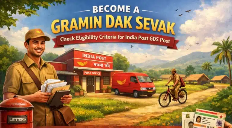 Become a Gramin Dak Sevak, Check Eligibility Criteria for India Post GDS 7 India Post GDS Eligibility Criteria