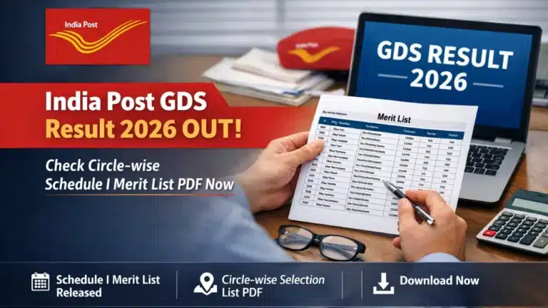 India Post GDS Result 2026 OUT, Check Circle-wise Schedule I Merit List PDF Now 35 India Post GDS Result 2026 OUT, Check Circle-wise Schedule I Merit List PDF Now