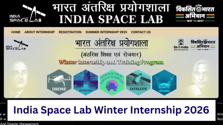 India Space Lab Winter Internship 2025-26: 1045 Seats, Registration, Dates, Fees, and Certificate Details 34 India Space Lab Winter Internship 2026