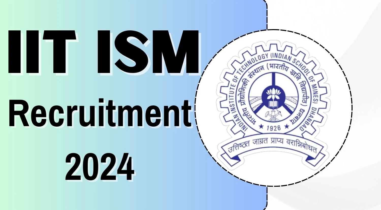 Indian Institute of Technology Dhanbad Senior Research Fellow Recruitment 2024