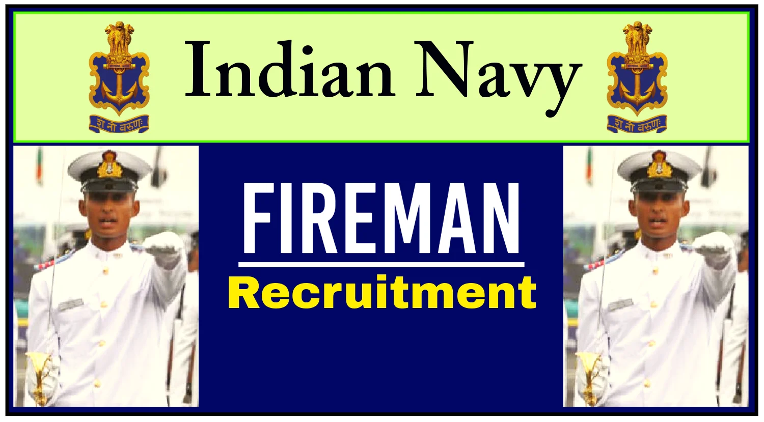 Indian Navy Fireman Recruitment 2024