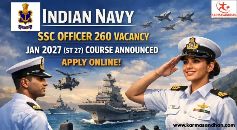 Indian Navy SSC Officer 260 Vacancy Jan 2027 (ST 27) Course Announced, Apply Online 24 Indian Navy SSC Officer 260 Vacancy Jan 2027 ST 27 Course Announced