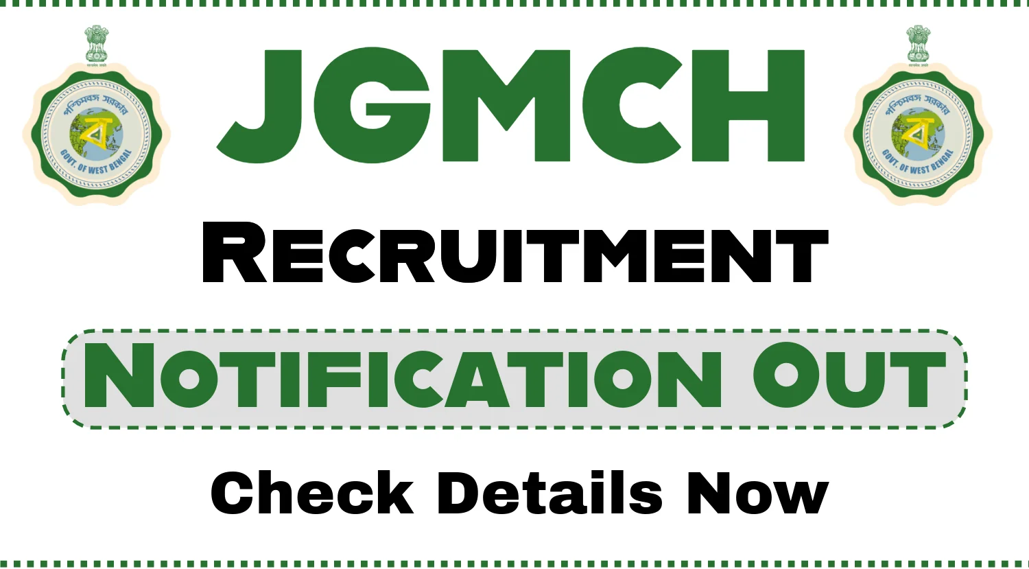 JGMCH Recruitment 2024