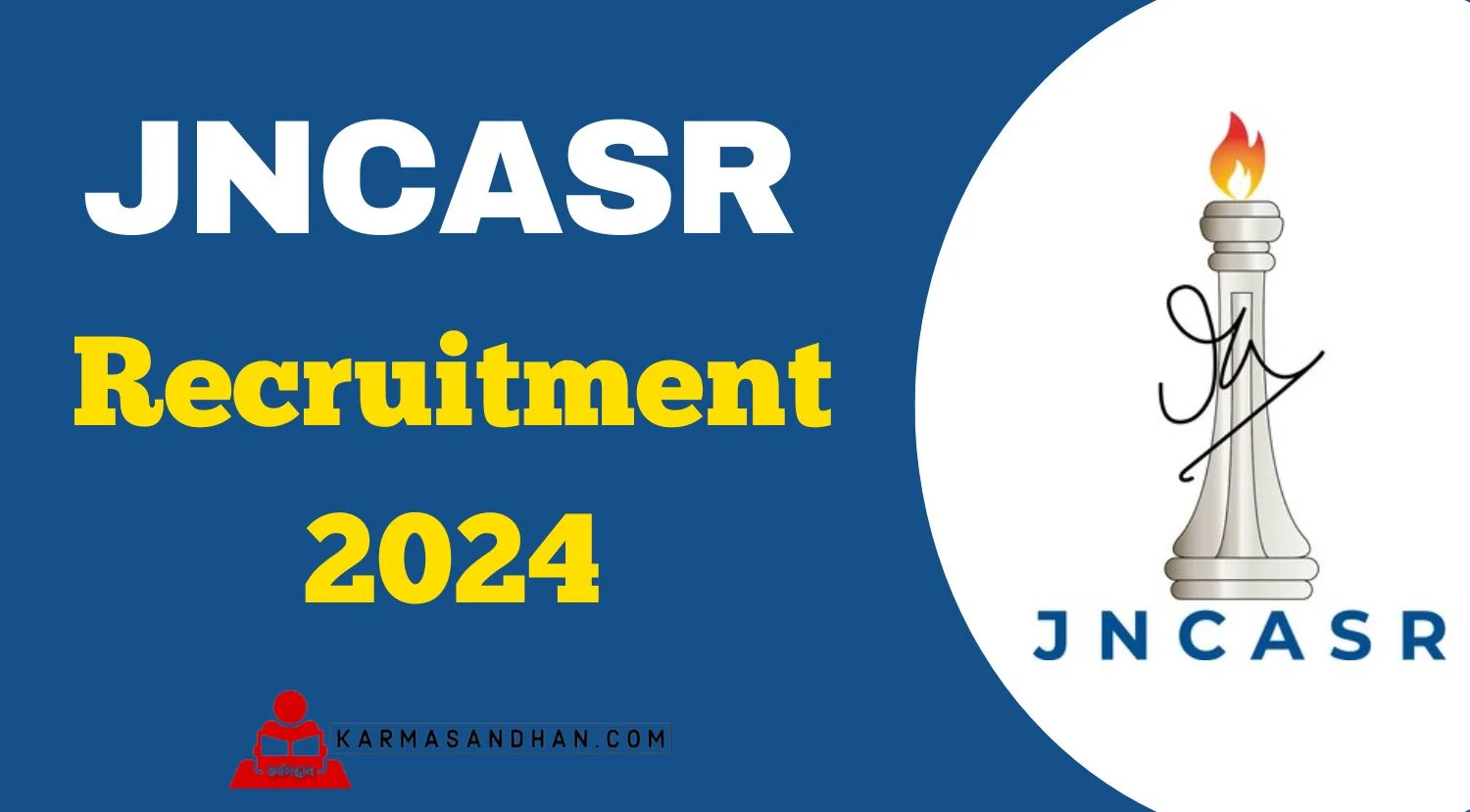 JNCASR President Recruitment 2024