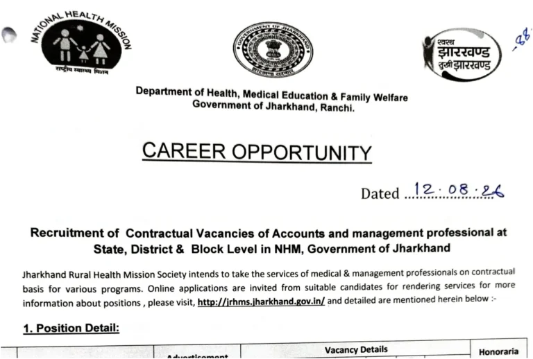 JRHMS Recruitment 2026 Notification Out For 51 Accounts & Management Posts 16 JRHMS Recruitment 2026 Notification Out For 51 Accounts & Management Posts