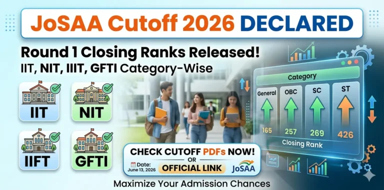 JoSAA Cutoff 2026