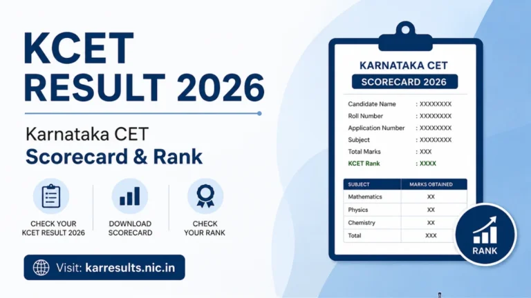 KCET Result 2026 OUT, Karnataka CET Scorecard and Rank Released Today at karresults.nic.in 40 KCET Result 2026