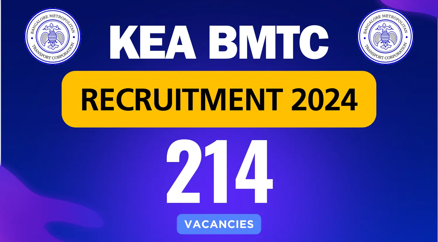 KEA BMTC Recruitment 2024
