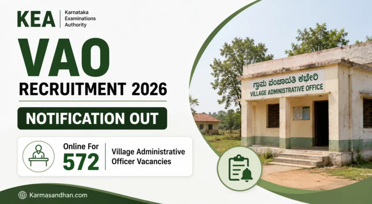 KEA VAO Recruitment 2026 Kannada Language Test Date 2026 Out For 572 Vacancies, Check Schedule 19 KEA VAO Recruitment 2026
