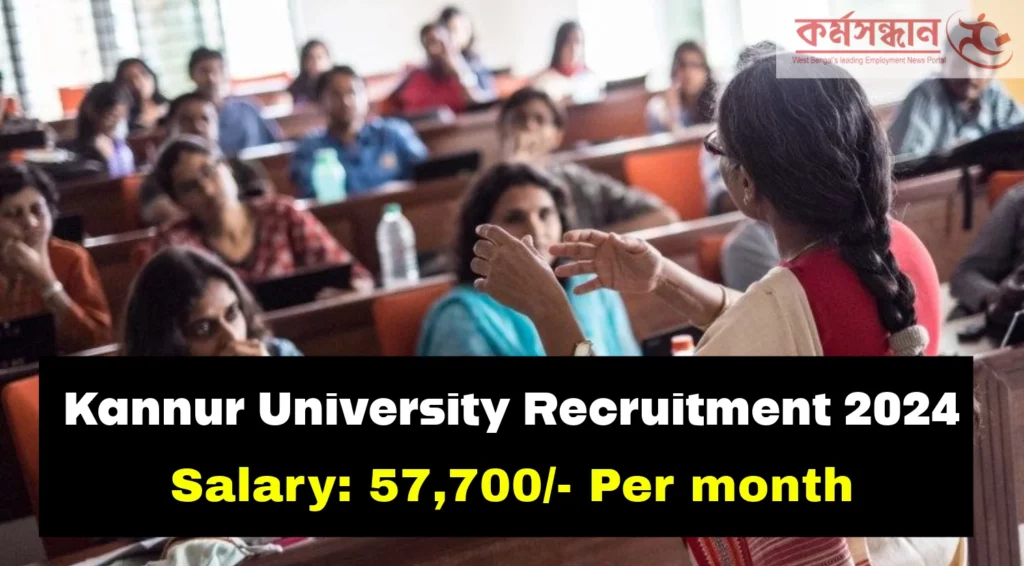 Kannur University Recruitment 2024