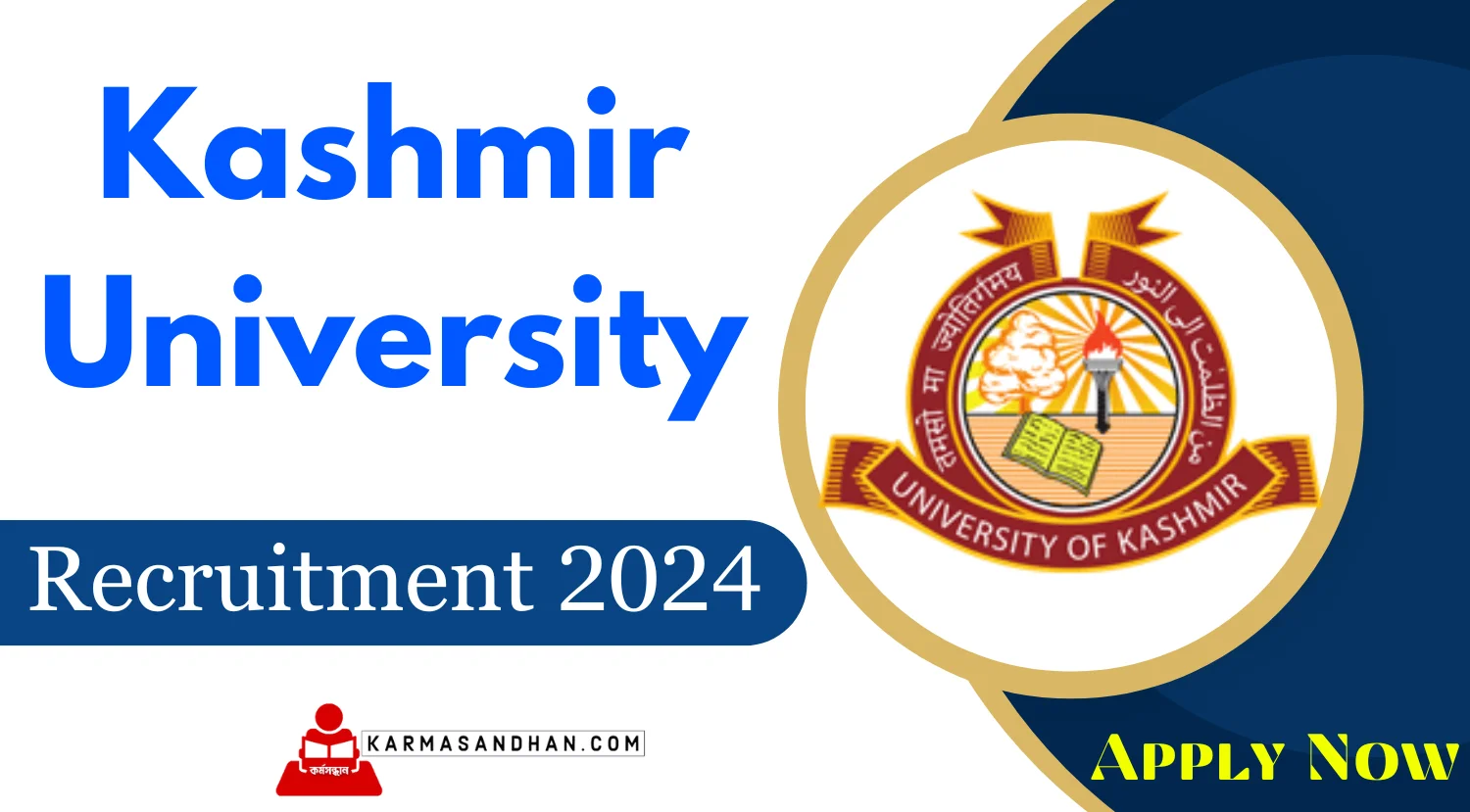 Kashmir University Project Associate-I Recruitment 2024