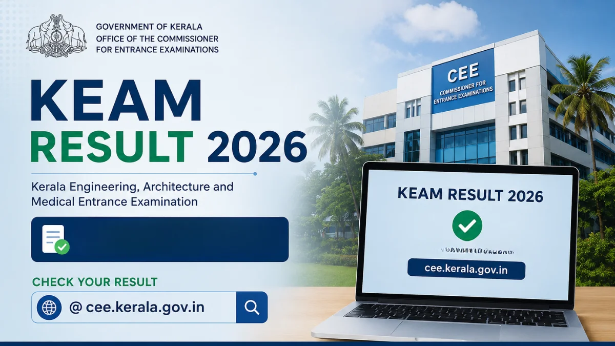 Kerala KEAM Result 2026 Out at cee.kerala.gov.in: Direct Result Link ...