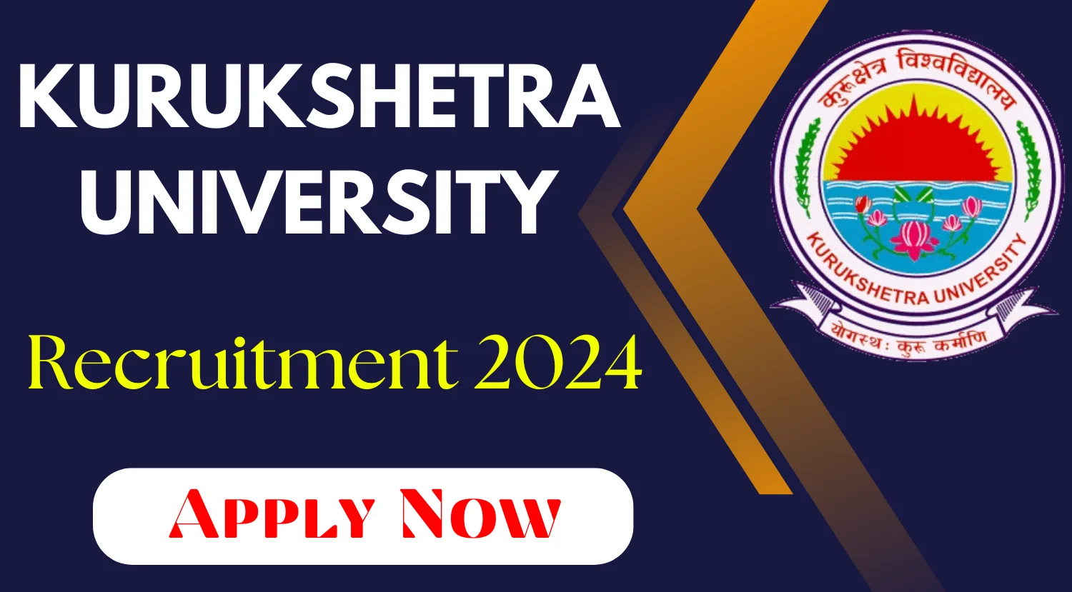 Kurukshetra University Laboratory Assistant Recruitment 2024