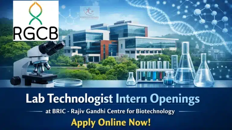 Lab Technologist Intern Openings at BRIC-Rajiv Gandhi Centre for Biotechnology, Apply Online 28 Lab Technologist Intern Openings at BRIC-Rajiv Gandhi Centre for Biotechnology