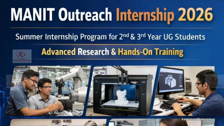 MANIT Outreach Internship 2026 Notification OUT for UG Students, Apply Online 17 MANIT Outreach Internship 2026