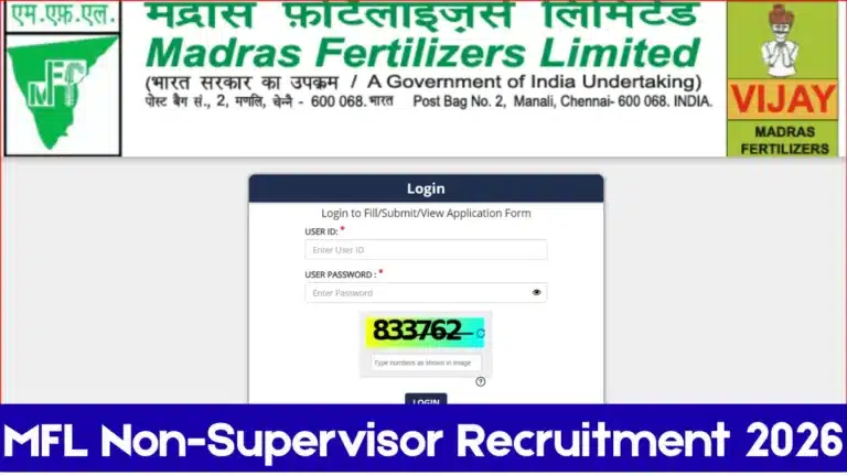 MFL Non-Supervisor Vacancy 2026 Notification Out, Apply for 43 Technical Assistant Trainee, Assistant and Other Posts 28 MFL Non-Supervisor Recruitment 2026