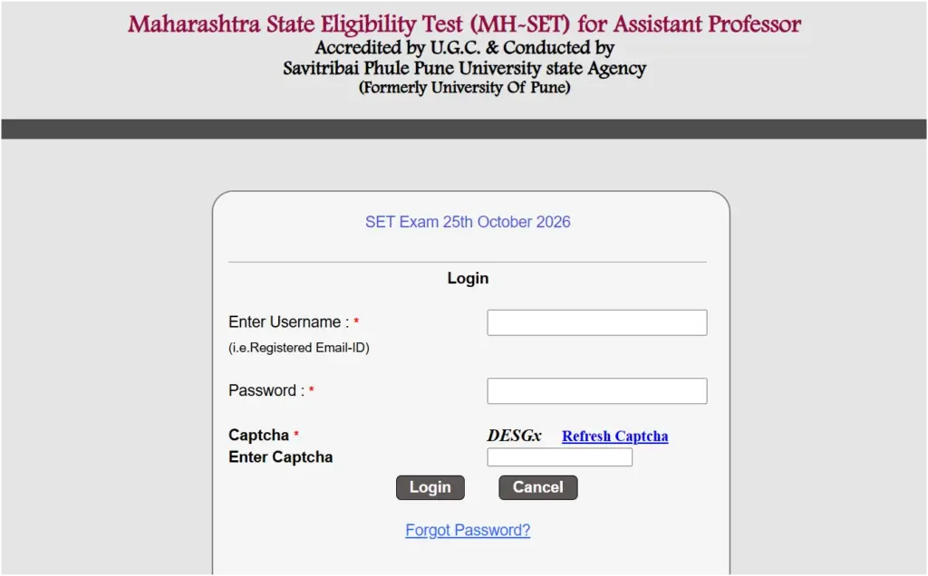 MH SET Admit Card 2026 Out, Hall Ticket Download Link Active 1 MH SET Admit Card 2026