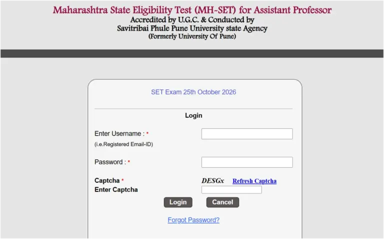 MH SET Admit Card 2026 Out, Hall Ticket Download Link Active 19 MH SET Admit Card 2026