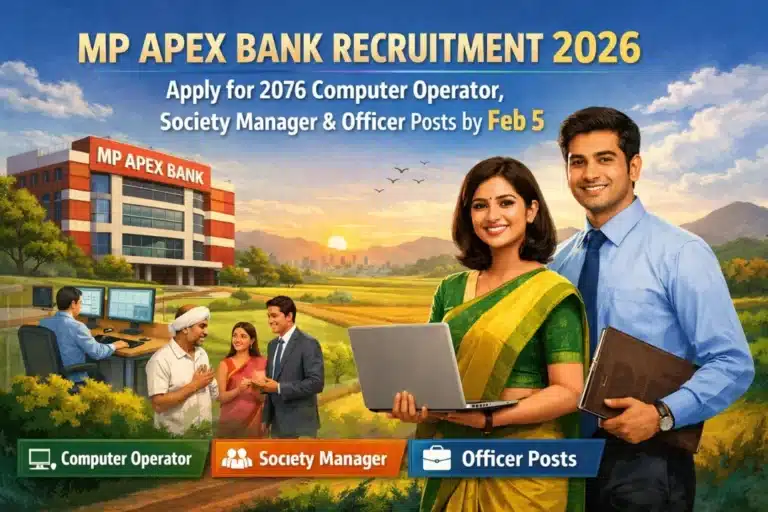 MP Apex Bank Registration Deadline Extended for 2076 Computer Operator, Society Manager & Officer Posts 18 MP Apex Bank Recruitment 2026