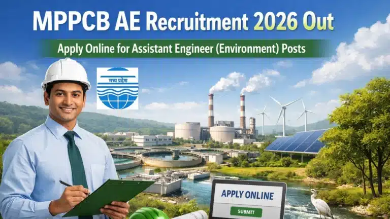 MPPCB AE Admit Card 2026 OUT, Download Assistant Engineer (Environment) Hall Ticket Link Active 21 MPPCB AE Recruitment 2026 Notification Out Apply Online for Assistant Engineer Environment Posts