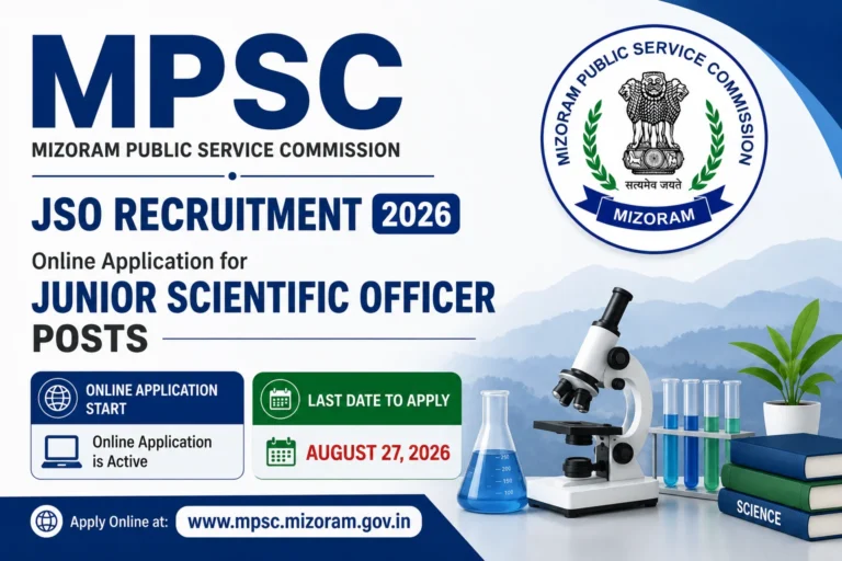 MPSC JSO Recruitment 2026: Online Application for Junior Scientific Officer Posts, Last Date August 27 3 MPSC JSO Recruitment 2026 Online Application for Junior Scientific Officer Posts, Last Date August 27