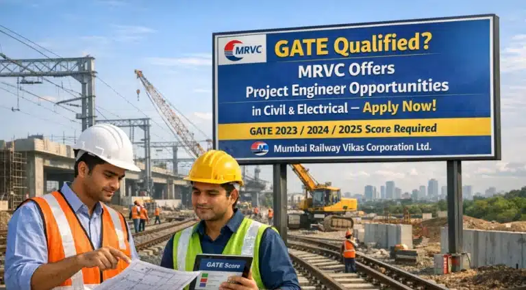 GATE Qualified? MRVC Gives Opportunity as Project Engineer in Civil and Electrical Trade, Check Details Here 23 MRVC Project Engineer Vacancy 2026