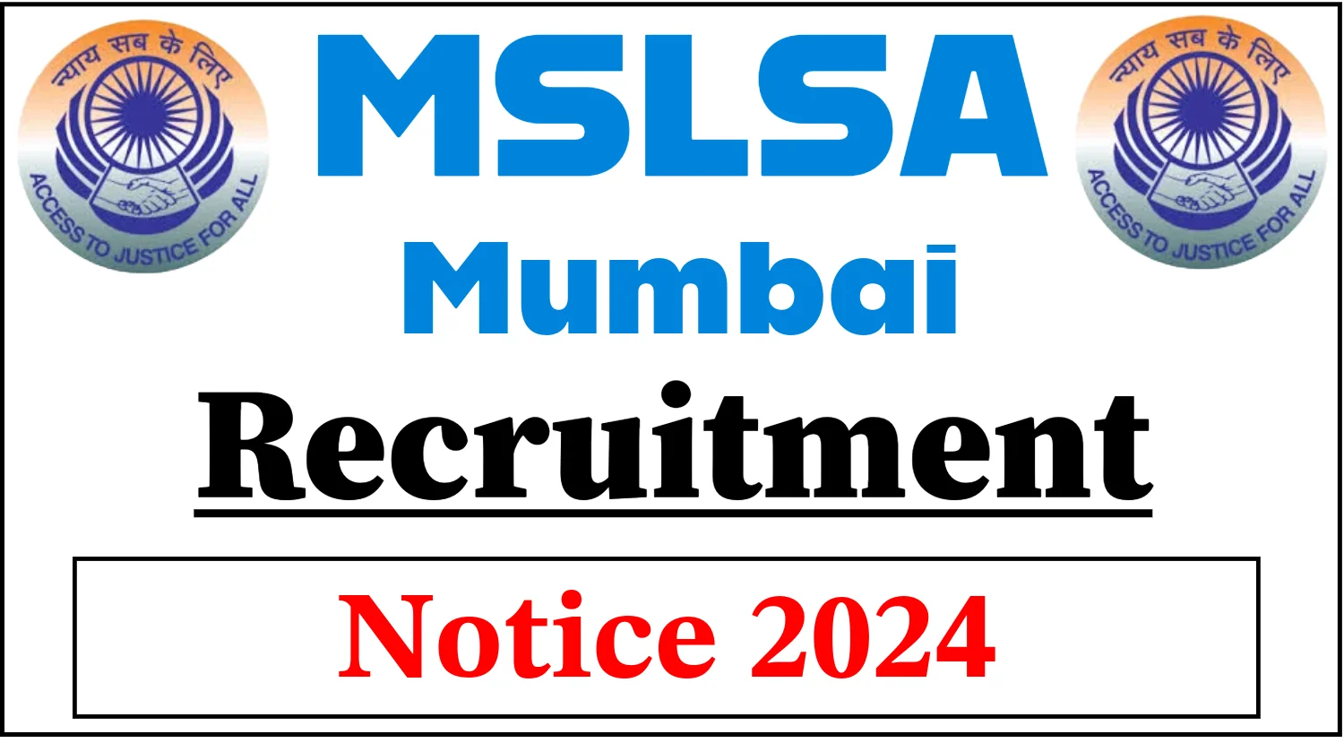 MSLSA Mumbai Recruitment 2024