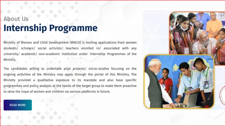 Ministry of Women and Child Development Internship 2026 August-September Term, Apply Online Link Active 31 Ministry of Women and Child Development Internship 2026 Notification Out, August-September Term, Apply Online Link