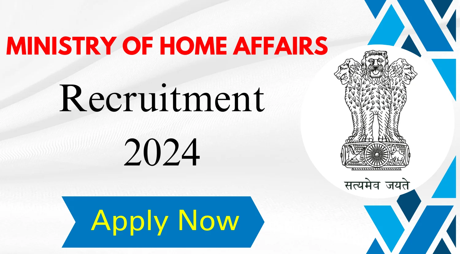 Ministry Of Home Affairs Assistant Custodian of Enemy Property Recruitment 2024