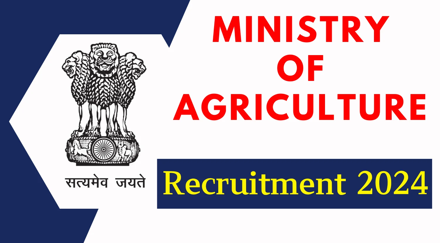 Ministry of Agriculture Agricultural Engineer Recruitment 2024