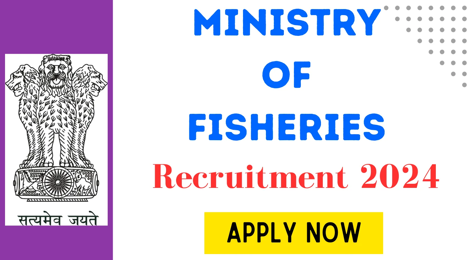 Ministry of Fisheries Consultants Recruitment 2024