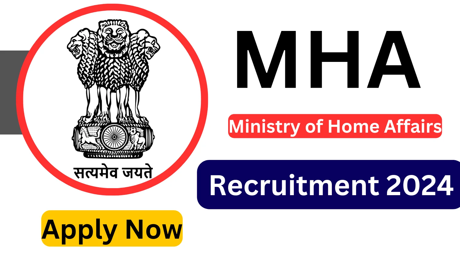 Ministry of Home Affairs Recruitment 2024