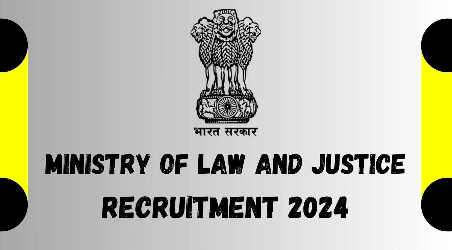 Ministry of Law and Justice Vice-President, Member (Judicial), and Member (Accountant) Recruitment 2024
