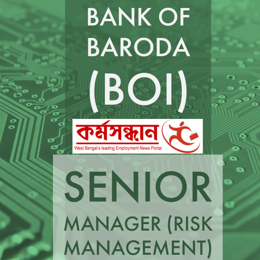 Sr. Manager-Risk Management at Bank of baroda 2023