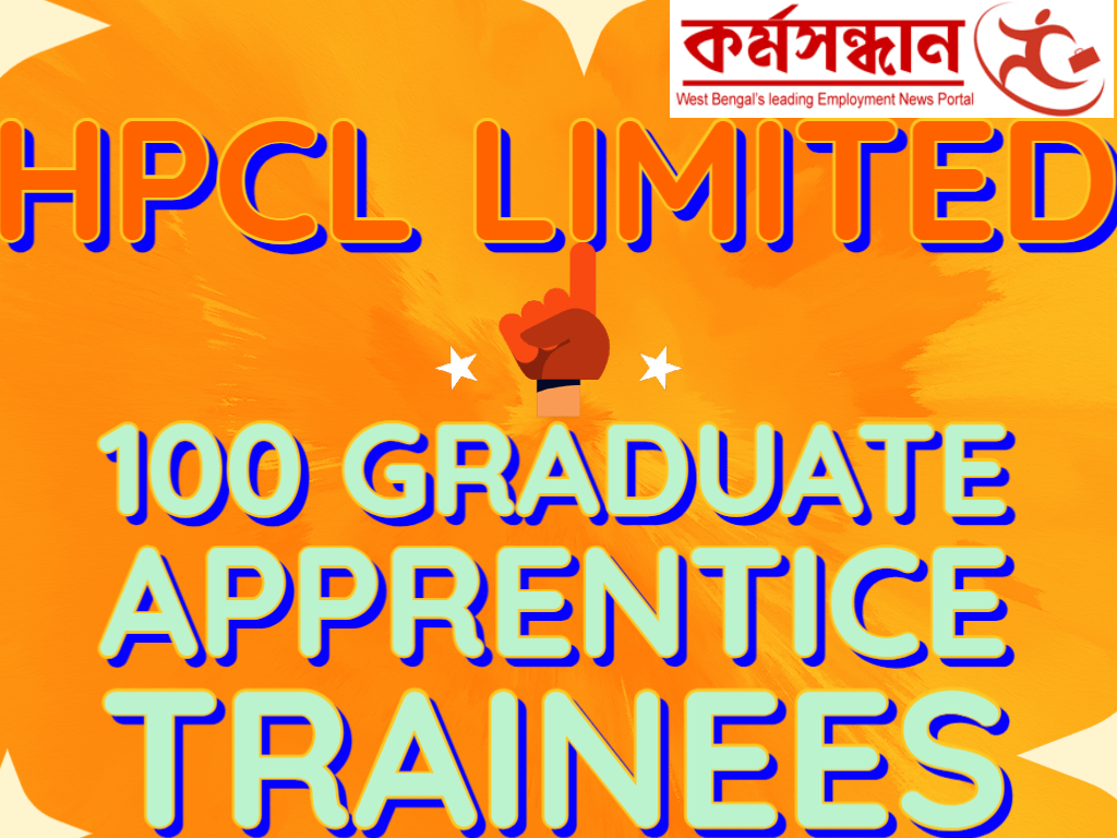 HPCL Limited – Recruitment of 100 Graduate Apprentice Trainees