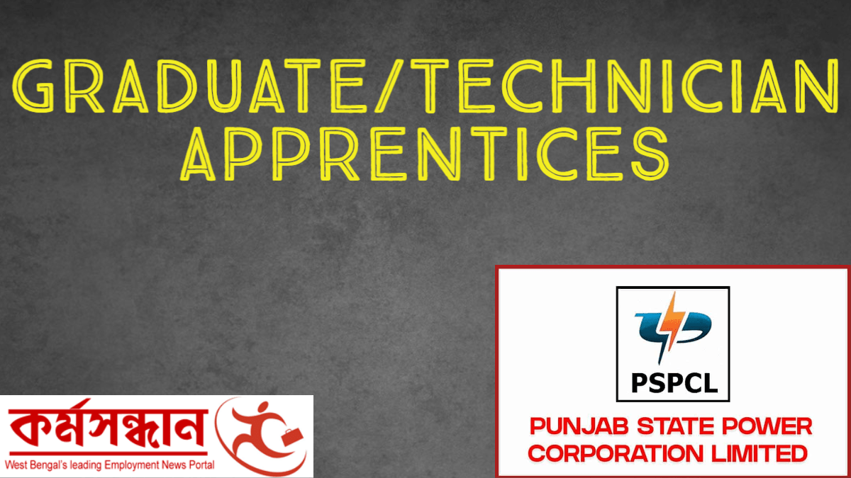 Punjab State Power Corporation Ltd. (PSPCL) – Recruitment of 439 Graduate/Technician Apprentices