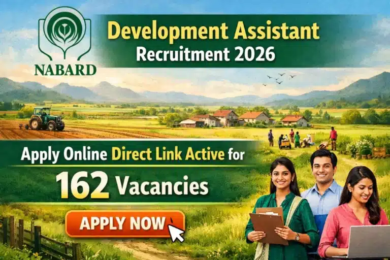 NABARD Development Assistant Recruitment 2026, Apply by 3rd February for 162 Vacancies 34 NABARD Development Assistant Recruitment 2026, Apply Online Direct Link Active for 162 Vacancies