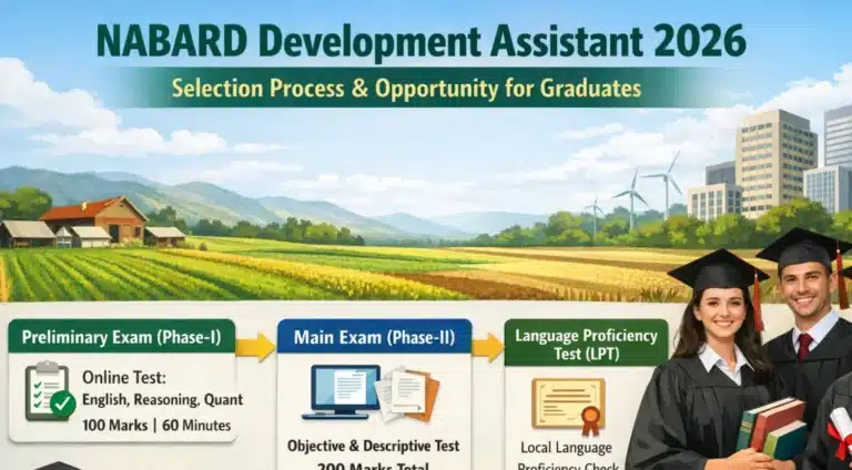 NABARD Development Assistant Selection Process 2026: Opportunity for Graduate Students 10 NABARD Development Assistant Selection Process 2026