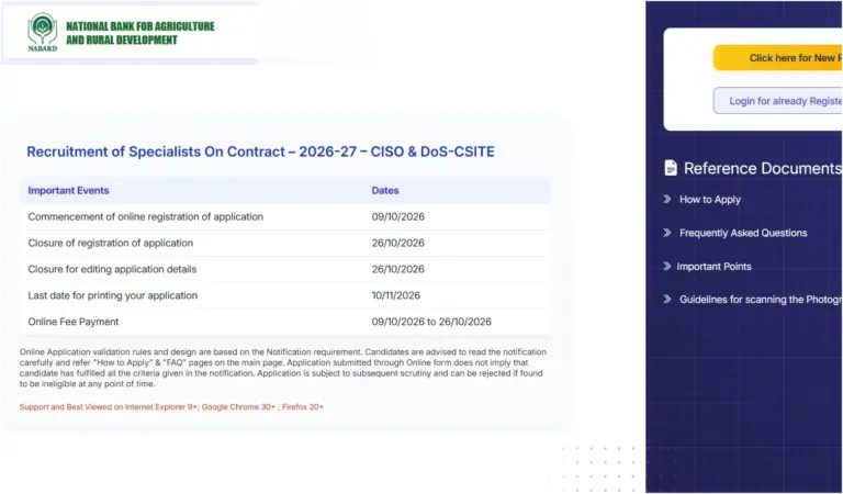 NABARD Specialist Recruitment 2026 Notification OUT: Apply Online Starts, Eligibility & Official PDF 20 NABARD Specialist Recruitment 2026 Notification OUT Apply Online Starts, Eligibility & Official PDF