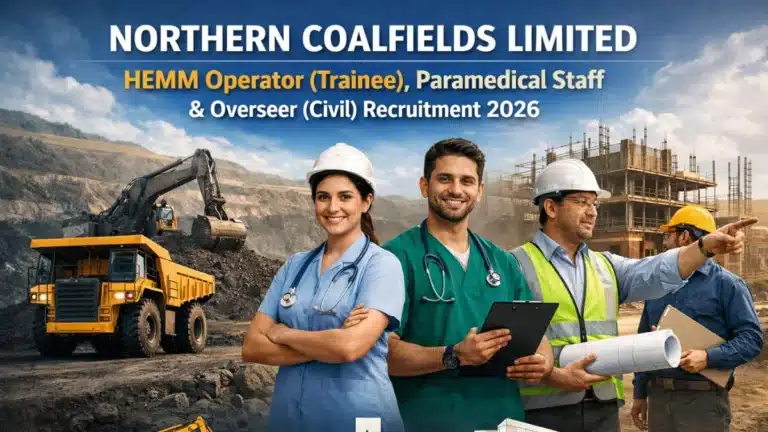 NCL Trainee, Paramedical Staff and Overseer Recruitment Online Form 2026, Apply Online Begins for 577 Posts 22 NCL Trainee, Paramedical Staff and Overseer Recruitment Online Form 2026, Apply Online @ nclcil.in