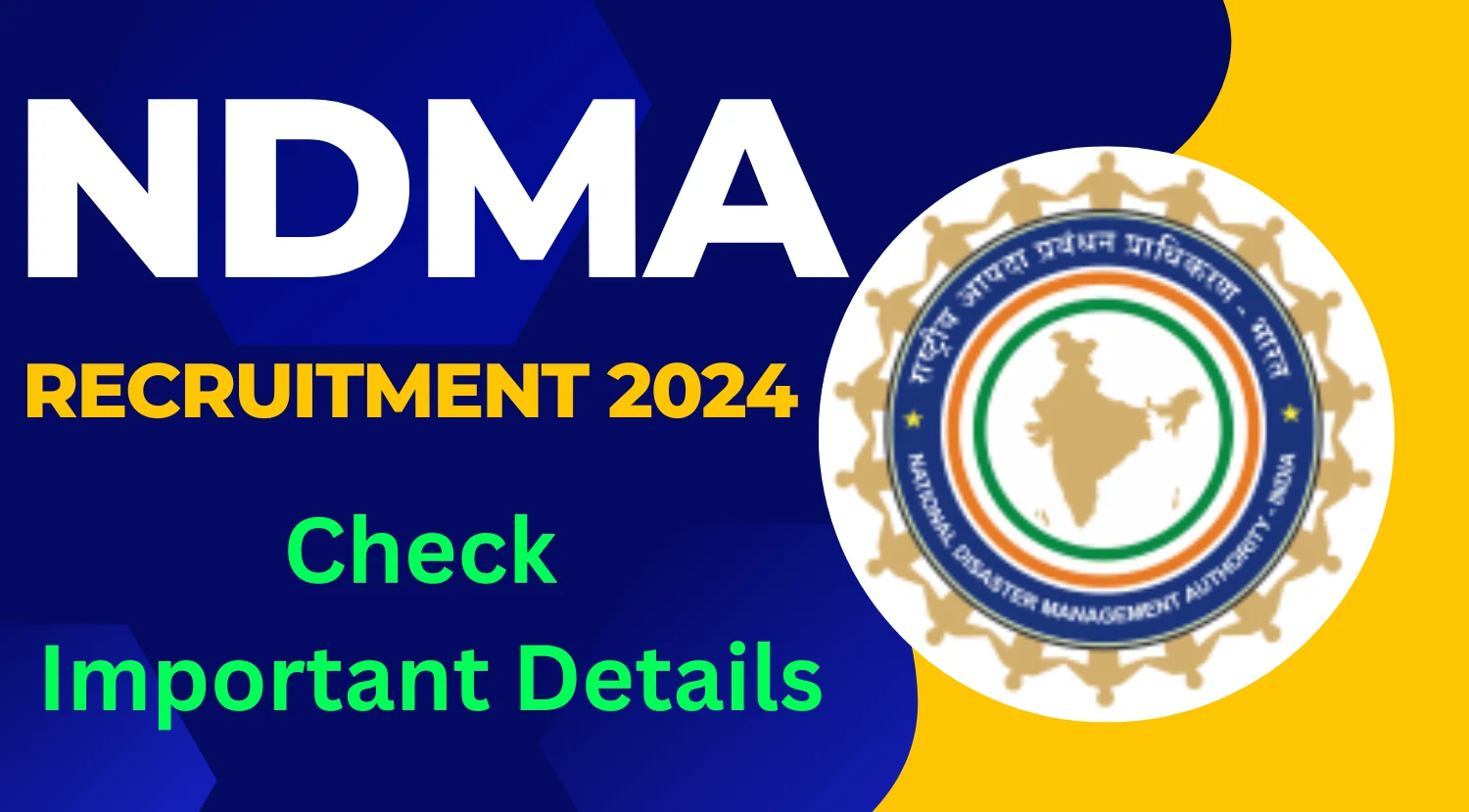 NDMA Recruitment 2024