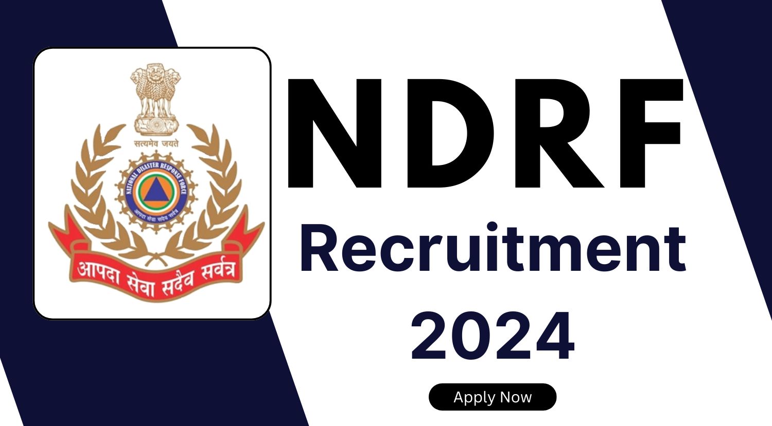 NDRF Multi Tasking Staff Driver Mechanic Ordinary Grade and Others Recruitment 2024