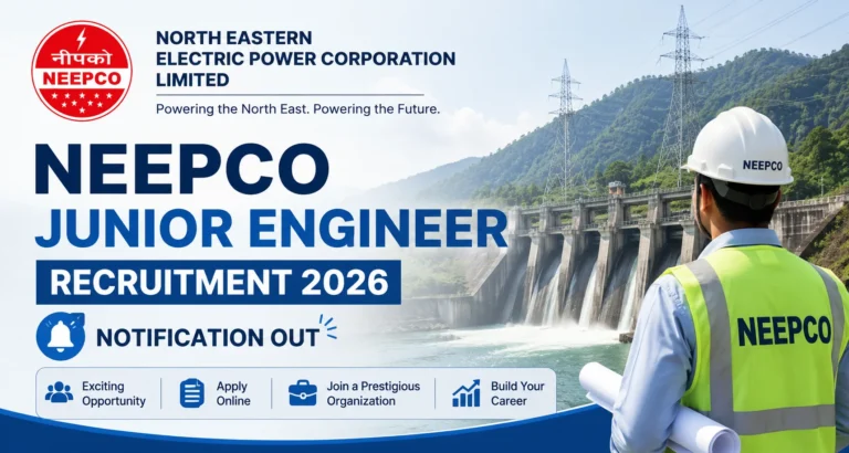 NEEPCO Junior Engineer Recruitment 2026 Notification Out, Vacancy at North Eastern Electric Power Corporation Limited 29 NEEPCO Junior Engineer Recruitment 2026 Notification Out, Vacancy at North Eastern Electric Power Corporation Limited