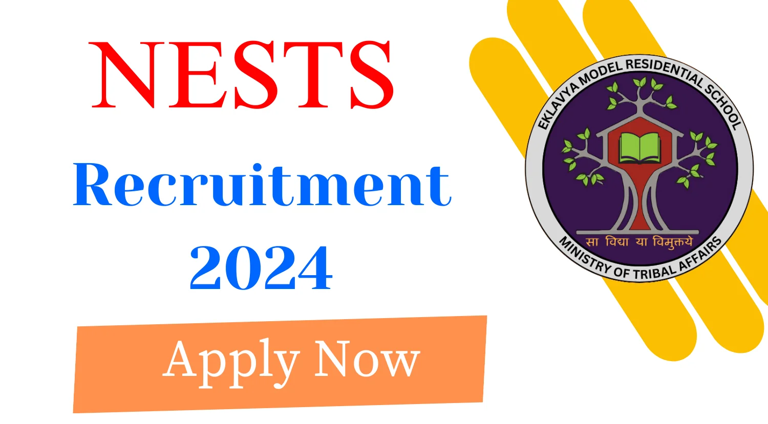 NESTS Deputy Commissioner Private Secretary Office Superintendent Junior Assistant Engineer Recruitment 2024
