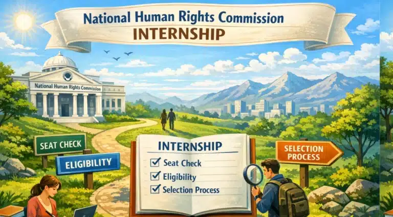 NHRC Internship 2026, Check Seat, Eligibility, Selection Process at National Human Rights Commission 22 NHRC Internship
