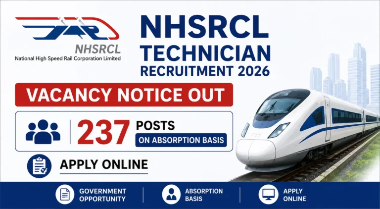 NHSRCL Technician Recruitment 2026 Vacancy Notice Out For 237 Posts on Absorption Basis, Apply Online 38 NHSRCL Technician Recruitment 2026 Vacancy Notice Out For 237 Posts on Absorption Basis, Apply Online