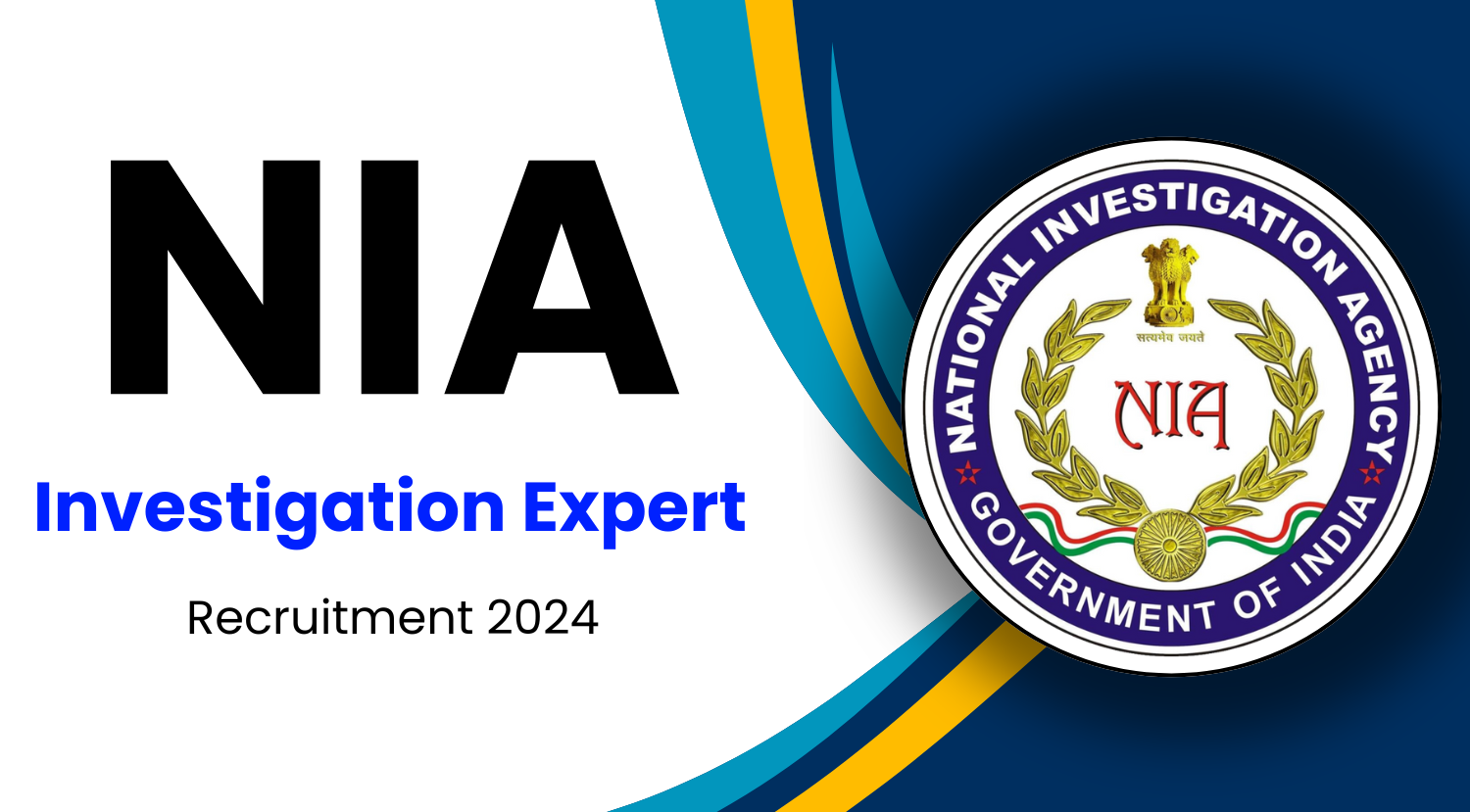 NIA Investigation Expert Recruitment 2024